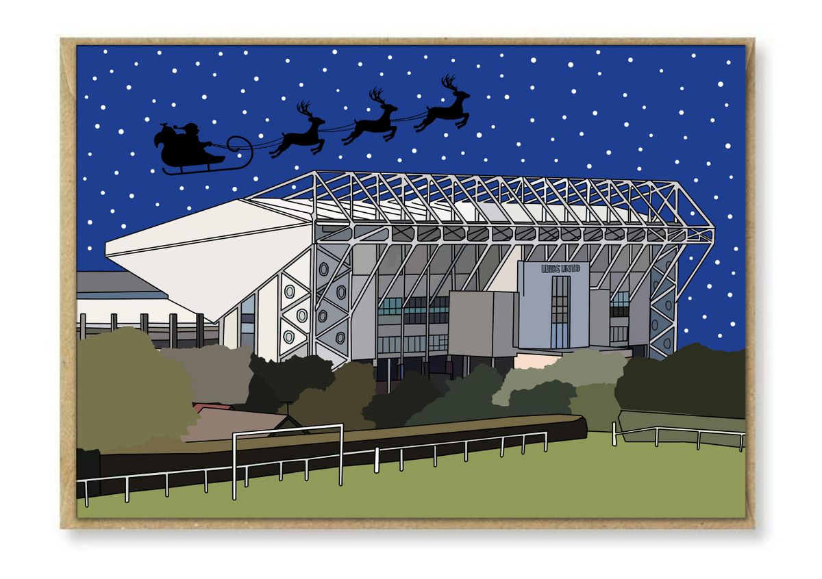 Leeds United Christmas Card